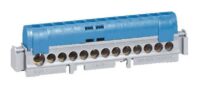 Legrand 004846 Klemmenleiste blau 1x6-25qmm 21x1,5-16qmm Länge:176mm