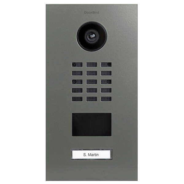 Doorbird DoorBird D2101V IP Video Türsprechanlage – RAL 7033