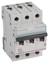 Legrand 403403 TX3 LS-Schalter B 20A 3-polig 6kA 400VAC 3TE