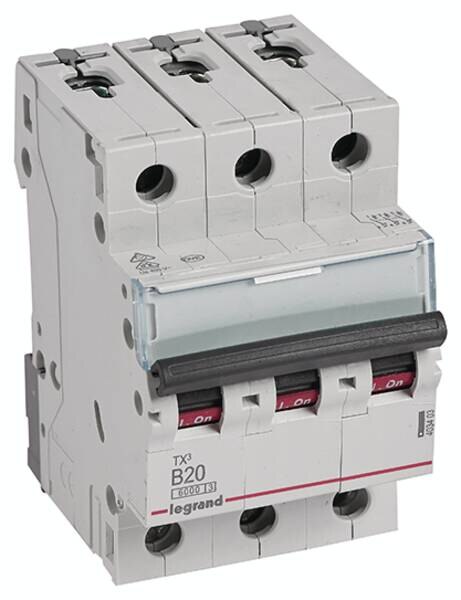 Legrand Legrand 403403 TX3 LS-Schalter B 20A 3-polig 6kA 400VAC 3TE