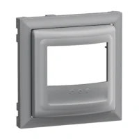 Legrand 765237 SEANO Abdeckung BWM 2-/3-L mit Handbetätigung Al lackiert