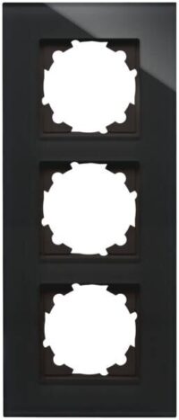 Kopp 405505014 ATHENIS-3-fach Glas-Abdeckrahmen senkrechte und waage