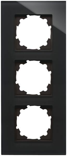 Kopp Kopp 405505014 ATHENIS-3-fach Glas-Abdeckrahmen senkrechte und waage