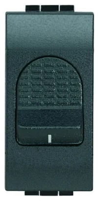 BTicino L4011 LivingLight Ausschalter 2-polig 32A 1M mit Wippe SK Anthrazit