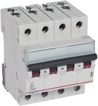 Legrand 403764 TX3 LS-Schalter D 1A 4-polig 6kA 400VAC 4TE