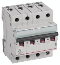 Legrand 403558 TX3 LS-Schalter C 6A 4-polig 6kA 400VAC 4TE
