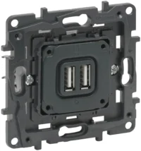 Legrand 864024 Einsatz 2xUSB- Ladesteckdose 2400mA Niloe Step
