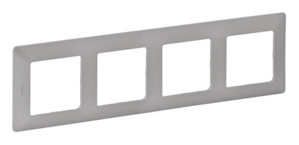 Legrand Legrand 754134 Rahmen 4-fach Valena Life Aluminium Thermoplast