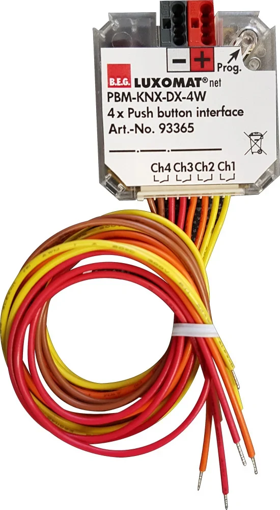 BEG Brück BEG Brück Electronic Tasterschnittstelle PBM-KNX-DX-4W