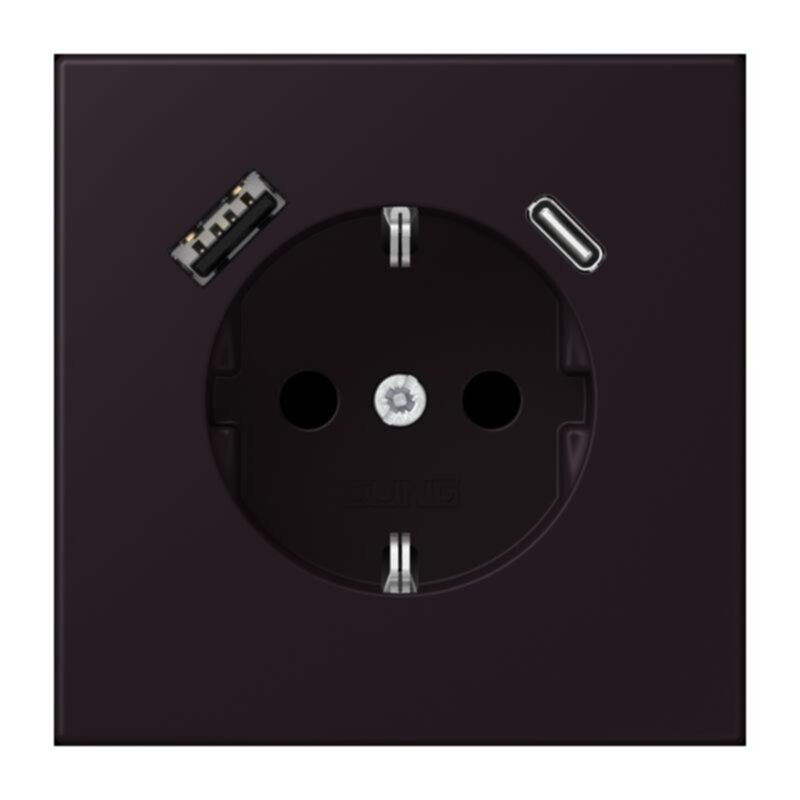 Jung Jung LC1520-15CA248 SCHUKO-Steckdose mit USB Typ AC LC4320E