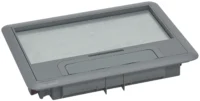 Legrand 088000 Deckel für Gerätebox mit Teppichrand 8/12Module Kunststoff