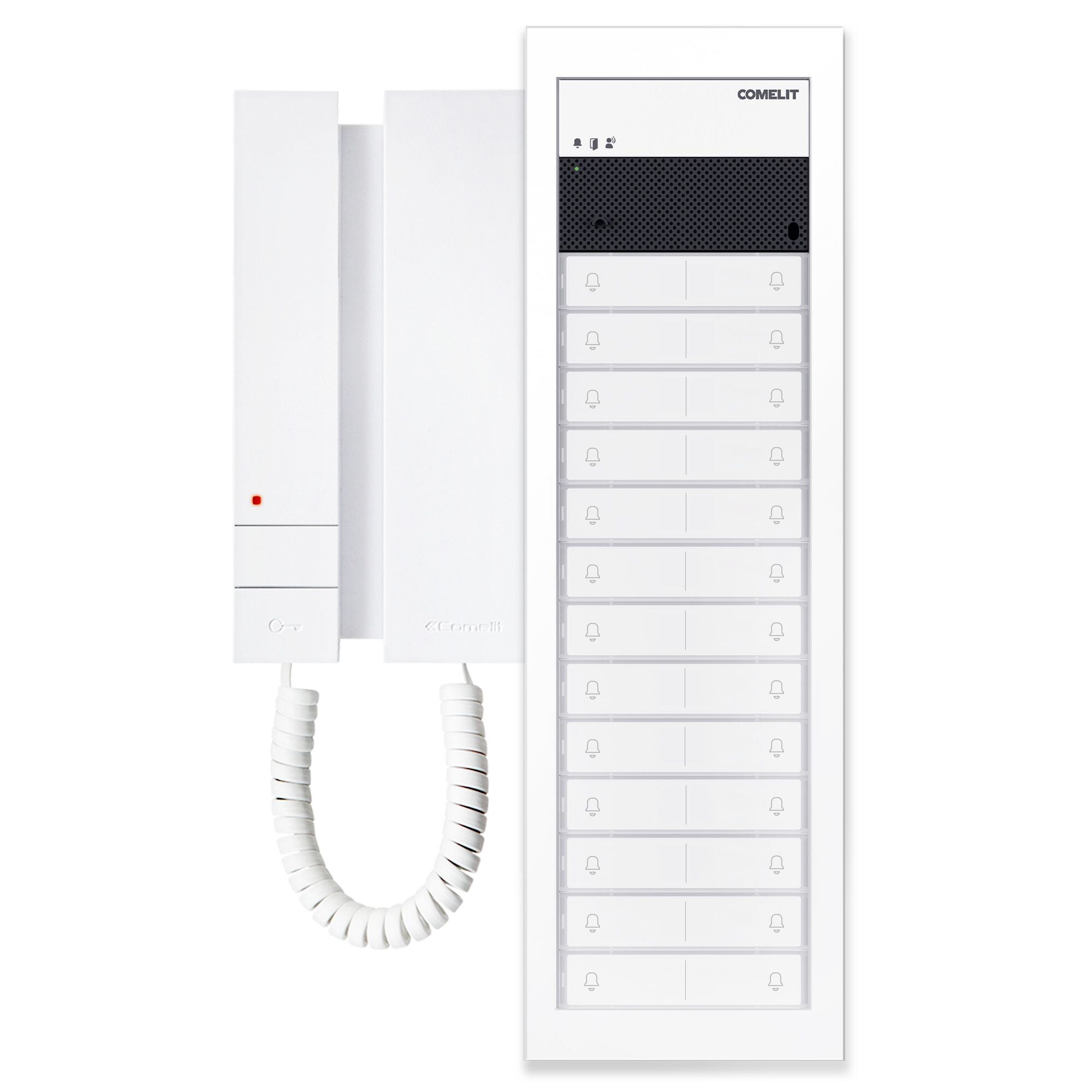 Comelit Comelit KAU2125 Paketlösung Ultra Audio Unterputz 25 Wohneinheiten Mini mit Hörer SB2
