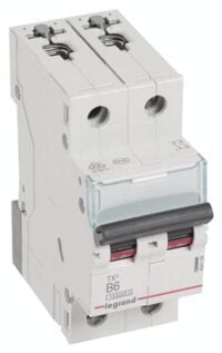 Legrand 404109 TX3 LS-Schalter B 6A 2-polig 10kA 400VAC 2TE