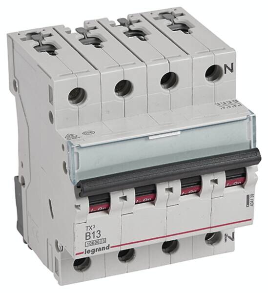Legrand Legrand 404139 TX3 LS-Schalter B 13A 3-polig+N 10kA 400VAC 4TE