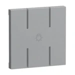 Legrand 765716 Seano 2-modulige Tastenabdeckung MyHome mit Symbol "Licht"
