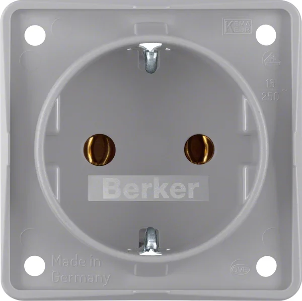 Berker Berker Schuko-Steckdosegr mit Steckklemmen 947782506