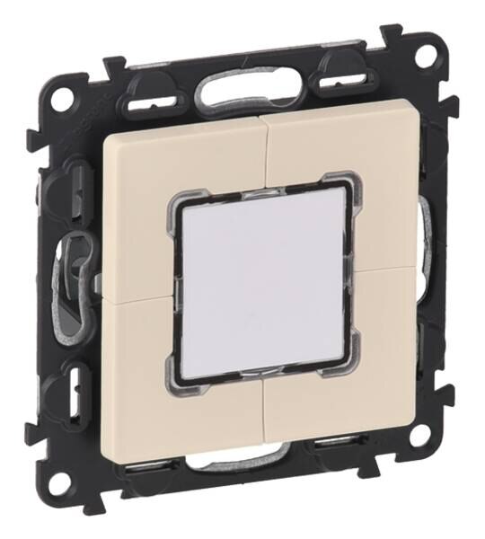 Legrand Legrand 752282 myHome Szenariotaster 4-fach Valena Life mandelweiß