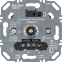 Berker Uni-Drehdimmer Komfort (R, L,C, LED), Softr. 296110