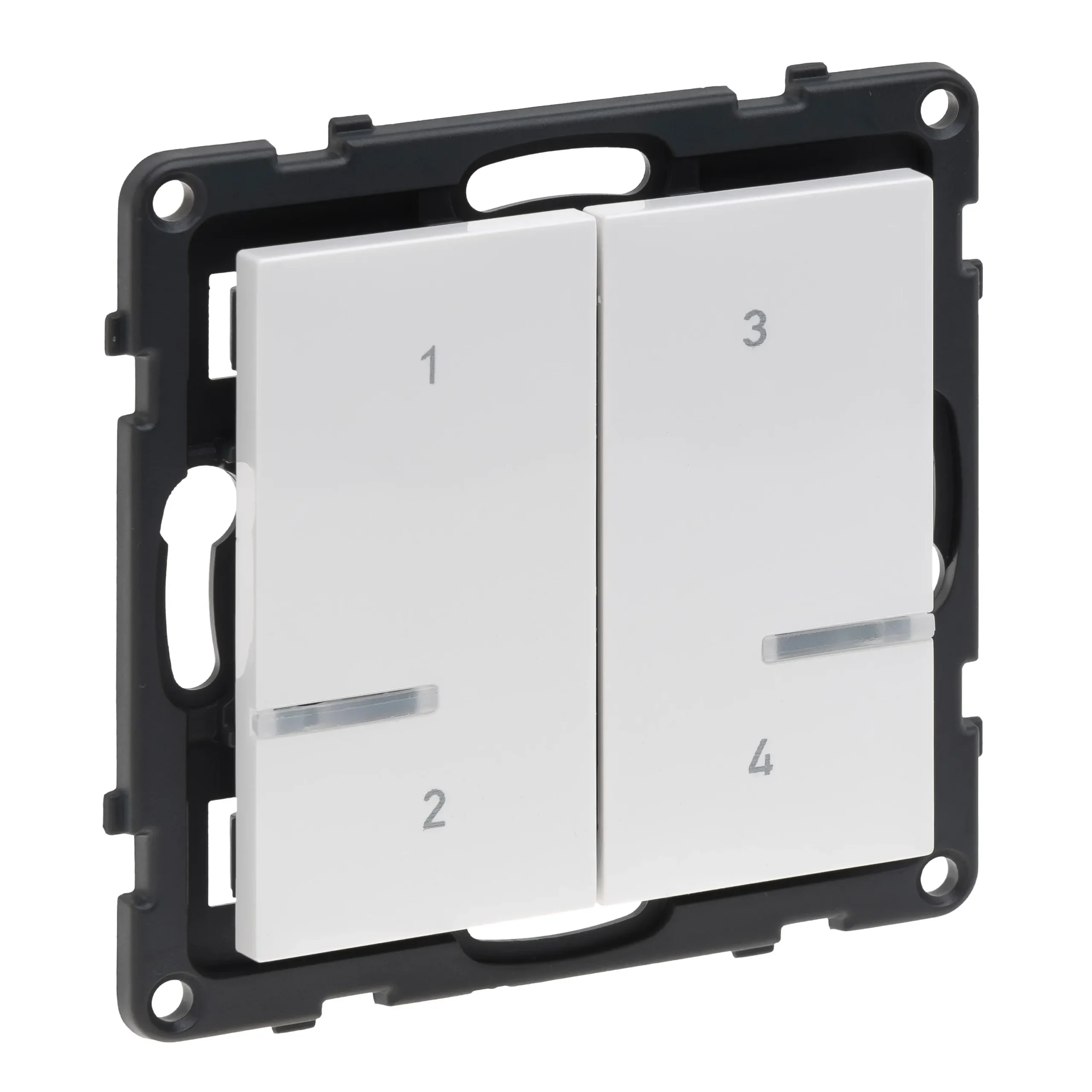 Legrand Legrand 765635 Seano with Netatmo Szenentaster 4-fach Ultraweiß