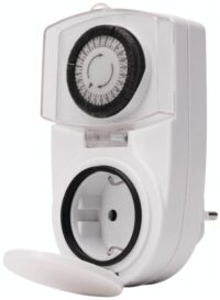 Kopp 195102075 Tageszeitschaltuhr-FR mechan IP44 230V 16A weiß mit BS