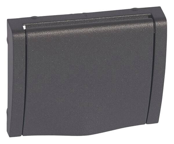 Legrand Legrand 771222 Abdeckung Schuko Steckdose. Berührungsschutz Klappdeckel. Galea dark bronze