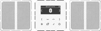 Jung Smart Radio DAB+ Bluetooth-Set Stereo DABCD2BTWW