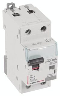 Legrand 411081 DX3 Fi/LS-Schalter C 10A 1P+N 6kA 300mA Typ A 230VAC 2TE