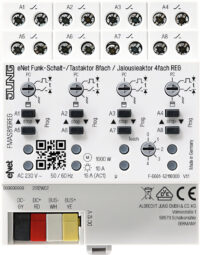 Jung FMAS816REG Funk-Schalt/Jalousie- Aktor 8/4 Reiheneinbaugerät