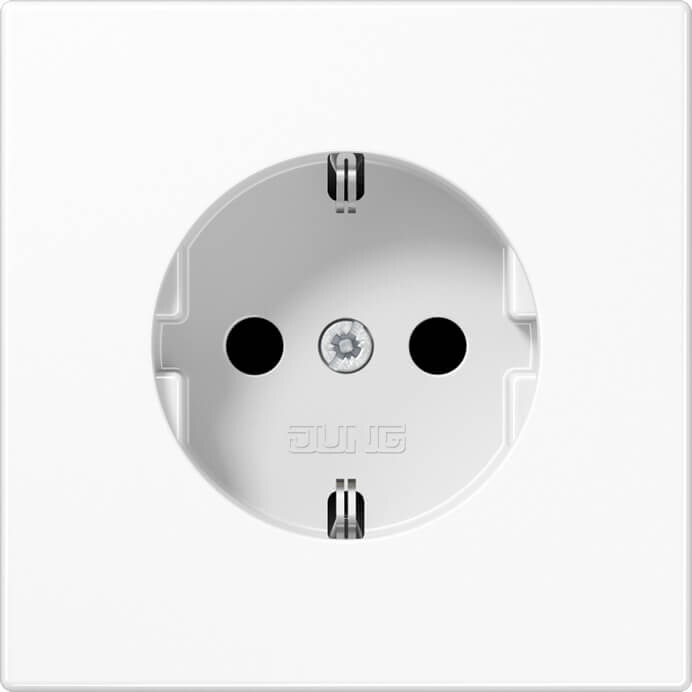Jung Jung SCHUKO-Steckdose 16A 250V mit Berührungsschutz LS 1520 NKI WW