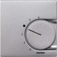 Merten Zentralplatte alu für Raumther.Einsatz 536260