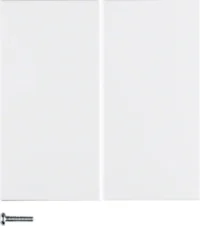 Berker KNX-Funk Taste 2-fach polarweiß matt 85146188