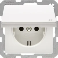 Berker SCHUKO-Steckdose mit Klappdeckel 47516079