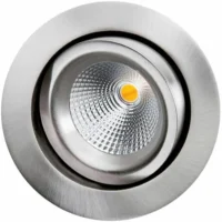 SG LEUCHTEN LED-Einbaustrahler 7W Konverter JUNISTAR 901232 dimmbar 1LED Edelstahl weiß 520lm