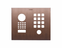 DoorBird D1101KH Classic Aufputz/ Unterputz Frontblende – Echte Baubronze