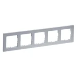 Legrand 765685 SEANO+5-fach Rahmen in der Farbausführung Titanium lackiert