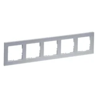 Legrand 765685 SEANO+5-fach Rahmen in der Farbausführung Titanium lackiert