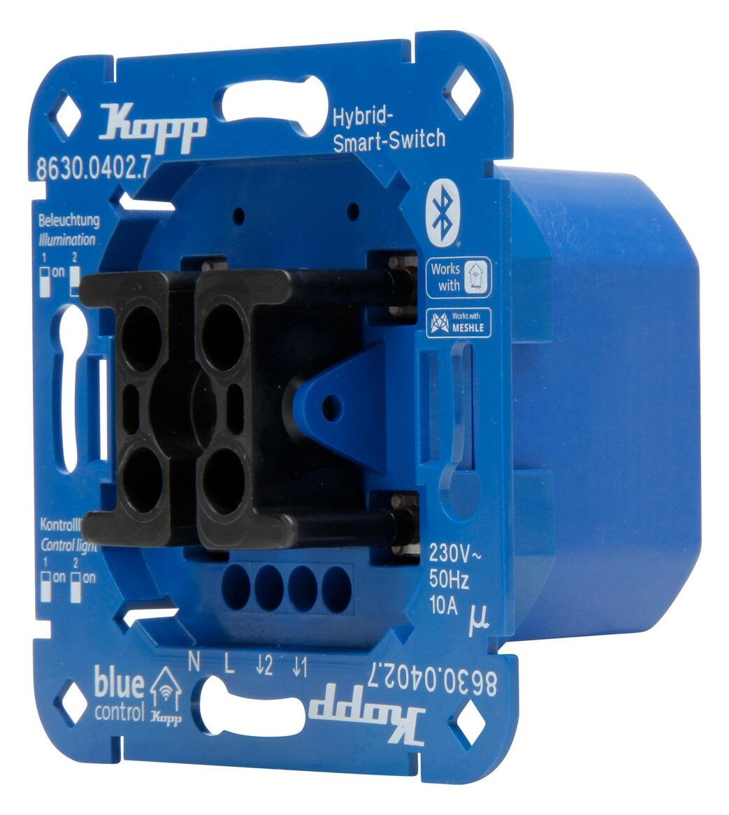 Kopp Kopp 863004027 Blue-control Hybrid-Smart-Switch:Serienschalter
