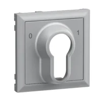 Legrand 765233 SEANO Abdeckung für DIN-Schlüsselschalter 0  1 Aluminium