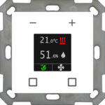 MDT Technologies Raumtemperaturregler Smart 55 reinweiß glänzend, SCN-RTR55S.01