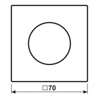 Jung Abdeckung für Drehdimmer Messing, Serie LS ME 1740 C