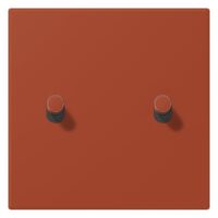 Jung LC12-5R0232 Abdeckung mit Kipphebel "Zylinder" 2 Kipphebel LS 1912 l'ocre rouge