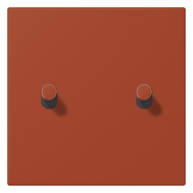 Jung Jung LC12-5R0232 Abdeckung mit Kipphebel "Zylinder" 2 Kipphebel LS 1912 l'ocre rouge
