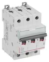 Legrand 409501 DX3 LS-Schalter D 25A 3-polig 10kA 400VAC 3TE