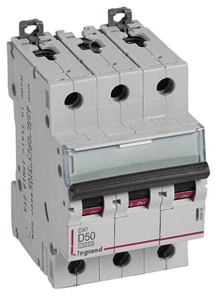 Legrand Legrand 409504 DX3 LS-Schalter D 50A 3-polig 10kA 400VAC 3TE