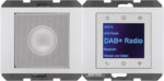 Berker 29807003 Radio Touch mit Lautsprecher DAB+K.x alu