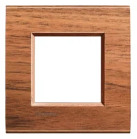 BTicino LNA4802LNC LivingLight Abdeckrahmen 1-fach 2M Walnuss