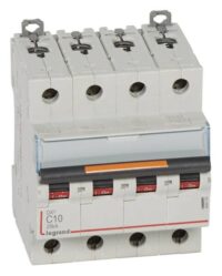 Legrand 409793 DX3 LS-Schalter C 10A 4-polig 25kA 400VAC 4TE