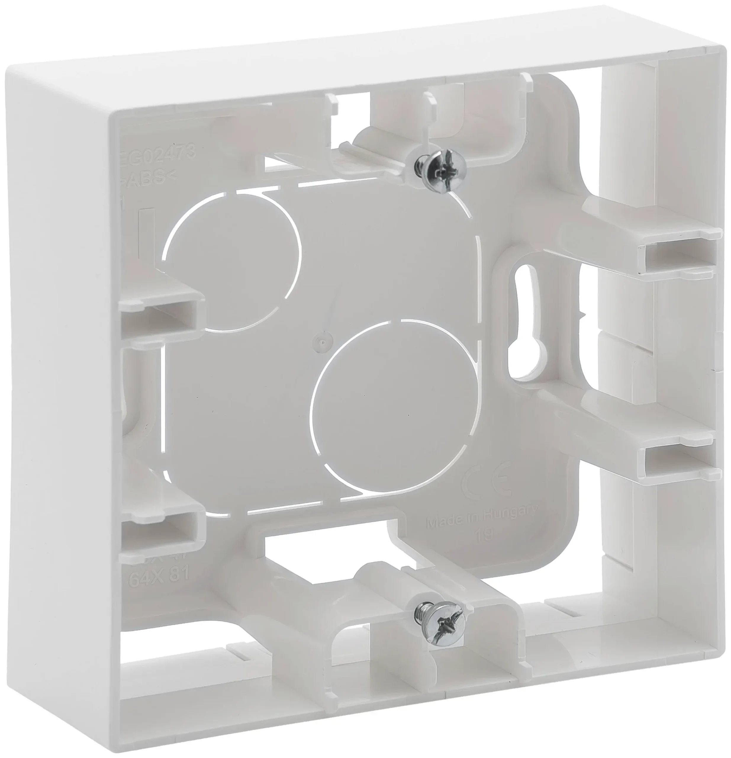 Legrand Legrand 864181 Aufputz Gehäuse 1-fach Niloe Step ultraweiß