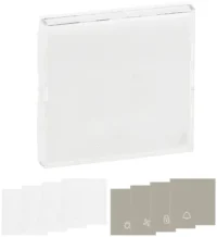 Legrand 864111 Wippe Label beleuchtet Niloe Step ultraweiß/Sand