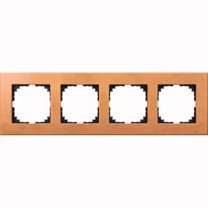 Merten Holzrahmen 4-fach Buche MEG4054-3470